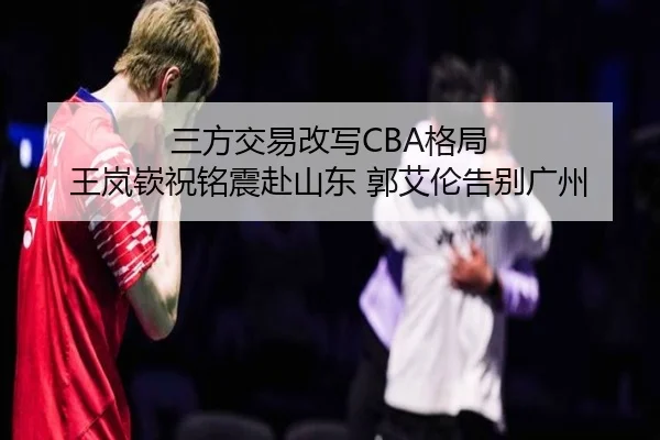 三方交易改写CBA格局 王岚嵚祝铭震赴山东 郭艾伦告别广州